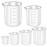 Messbecher Set 6 Stück Measuring Cups, Messbecher 25ml 50ml 100ml 150ml 250ml...