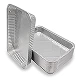Mamatura XL Aluschalen [Aluschalen groß] 25x Grillschale Alu, Aluminium Schale,...