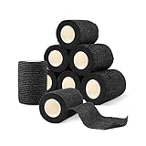Selbsthaftende Bandagen, 8 Rollen x 7,5 cm x 4,5 m, elastische Bandagen, feste...