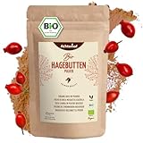 Hagebuttenpulver Bio 1000g | ganze Hagebutte gemahlen | fruchtiges,...