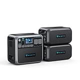 BLUETTI Solar Generator AC200P und 2 B230 Erweiterungsakkus, 6096Wh Erweiterbare...