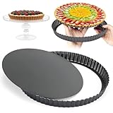 O-Kinee Tarteform, Quicheform, Köstlichen Obstkuchenform 22 cm, Backform mit...