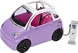 Barbie-Auto, Cabrio, Elektroauto lila mit Ladestation und Kabel, rosa...