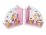 Mousehouse Gifts - Baby Fee Kinder Buchstützen aus Holz für Mädchen