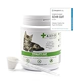 4-BEINER Vitality-CAT Vergleichssieger, 11 Vitamine für Katzen Plus Omega 3,...