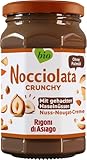 Rigoni di Asiago Nocciolata - Crunchy, 1x 250g, Haselnusscreme ohne Palmöl,...