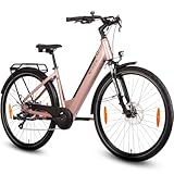SAXXX E Bike Damen 28 Zoll Tiefeinsteiger mit 36V 13Ah Akku, Elektro Fahrrad...