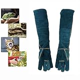 FIPASEN Anti-Biss Arbeitshandschuhe, 60 cm/ 23,6 Zoll Bissfeste Handschuhe für...