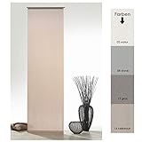 heimtexland Flächenvorhang Natur Batist Optik inkl. Zubehör HxB 245x60 cm in...