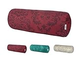 beties Epoche Nackenrollenbezug ca. 15x40 cm Kissenbezug mit 3D Ornament auf...