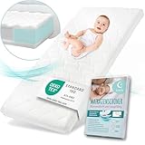 Sun Garden Babymatratze, Kindermatratze 70x140 cm mit Trittkante +...