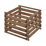 Holzkomposter 560L aus Kiefer – wetterfest, langlebig & ohne Werkzeug...