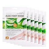 6 Paar Fußmaske,Fussmaske Socken Anti Hornhaut Socken,Foot Peel Mask...