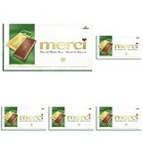 merci Tafelschokolade Mandel-Milch-Nuss – 1 x 100g – Feinste Täfelchen aus...