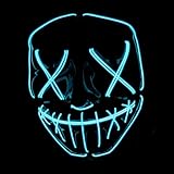 Original Cup The Purge® LED Maske | American Nightmare Blau | Premium Qualität...