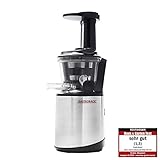 GASTROBACK Slow Juicer Advanced Vital, Schwarz, Silber