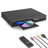 HD Blu-ray Player für TV, Kompakt Blu-ray-Disc-Player 1080P DVD-Player mit...