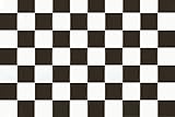d-c-fix Möbel-Klebefolie Monza Schwarz-Weiß Schachbrett-Muster 45 cm x 2 m -...
