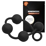 KINKWERK Analkugelkette aus 4 Kugeln | Premium Silikon | Anfängerfreundlich |...