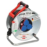 Brennenstuhl Garant S IP44 Kabeltrommel, 50m - Stahlblech (kurzfristiger Einsatz...
