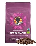 AFRO COFFEE Strong & Earthy I 500g Premium Bio Kaffeebohnen Fairtrade I Arabica...