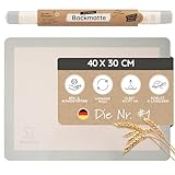 Backefix Silikon Backmatte 40×30 cm Grün – hochwertige Dauerbackmatte aus...