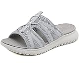 Acfoda Schiebe Sandalen Damen Sommer mit Weiches Fußbett Leicht Bequeme...