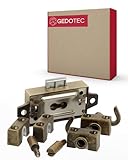 Gedotec Drehstangenschloss 155 M | 1 Set - Schrankschloss | Schloss aus Metall -...