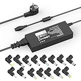 Etssembo 90W Universal Netzteil Ladegerät Laptop Ladekabel Kompatibel mit HP,...