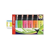 Textmarker - STABILO BOSS ORIGINAL - 6er Pack - mit 6 verschiedenen Farben