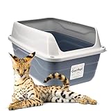 GarPet XXL Extra hohe Katzentoilette offene Katzenklo mit hohem Rand Jumbo...