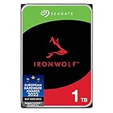 Seagate IronWolf, 1 TB interne Festplatte, NAS HDD, 3.5 Zoll, 5400 U/Min, CMR,...