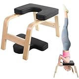 REDCAMP Yoga Kopfstandhocker aus Holz bis 150kg Tragkraft, Inversionsbank mit...