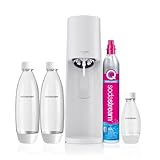 Sodastream Wassersprudler Terra White Value Pack x 3 mit 2 x 1L Flaschen und 1 x...