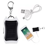 Solar-Schlüsselanhänger-Ladegerät – 1500 mAh, solarbetriebenes...