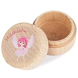 Aolso Milchzahndose Holz, Milchzahndose Mädchen & Jungen, Zahnbox für...