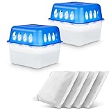 Koopmann® 2x Luftentfeuchter Raumentfeuchter Set mit 4x 400g Nachfüllpack...