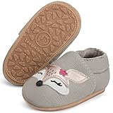 IceUnicorn Krabbelschuhe Baby Lauflernschuhe Weicher Leder Jungen Mädchen...