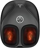 COMFIER Shiatsu Fußmassagegerät，Fußmassagegerät mit Wärme, knetende...
