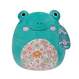 Squishmallows SQCR05383 - Robert der Frosch mit geblümtem Bauch 19 cm,...