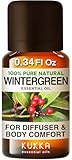Kukka Wintergrün ätherisches Öl [100% NATURREIN] Für Körperwohlbefinden,...