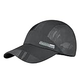 JIAHG Herren Baseball Cap Sonnenhut schnell-trocknend Baseball Sonnen Sport Cap...