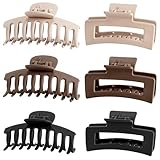 Lolalet 6 Stück Große Haarklammer, 8cm Haarspangen für dickes Haar...