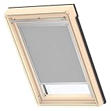 VELUX Original Dachfenster Verdunkelungsrollo Classic, Grau, für GGL M06, GGU...