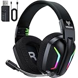 WESEARY WG1 Bluetooth Headset, 2,4G Gaming Headset Wireless mit Mikrofon für...