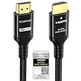 Etseinri 10K 8K HDMI 2.1 Kabel 2M, Zertifiziertes 48Gbps Ultra High Speed HDMI®...