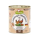 GranataPet Liebling's Mahlzeit Fasan & Geflügel, Nassfutter für Hunde,...