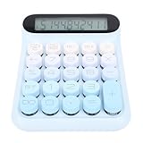 Elprico Mechanischer Schalterrechner mit Großen Tasten, Großer LCD -Display,...