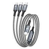 100W USB C auf Multi Kabel [1.2M] Schnellladekabel mit E-Mark Chip 3 in 1...