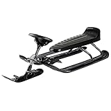 STIGA Snowracer King Size GT Großer Lenkschlitten mit Bremsen für 2 Kinder...